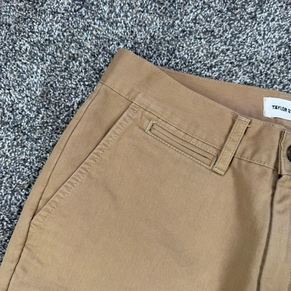 Taylor Stitch Slim Fit Chino Pants Mens 31 Khaki Tan Cotton Handmade in Spain